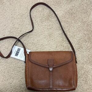 Burberry Brown Leather Crossbody